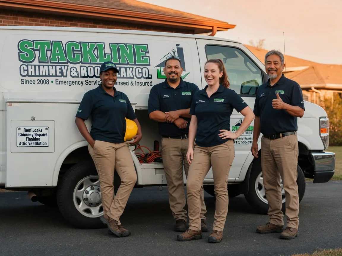 Chimney flashing repair company in Bellaire, TX